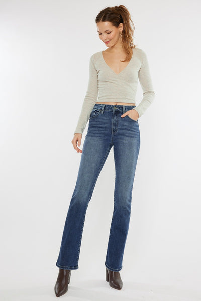 Marla High Rise Skinny Bootcut Jeans
