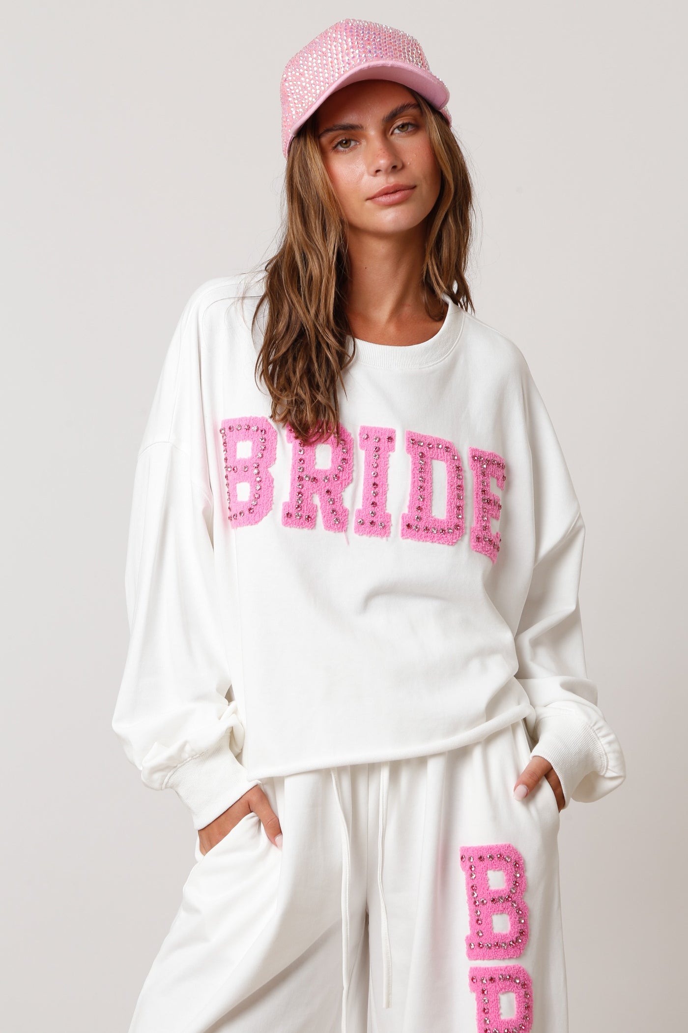 Rhinestone 'Bride' Sweatshirt