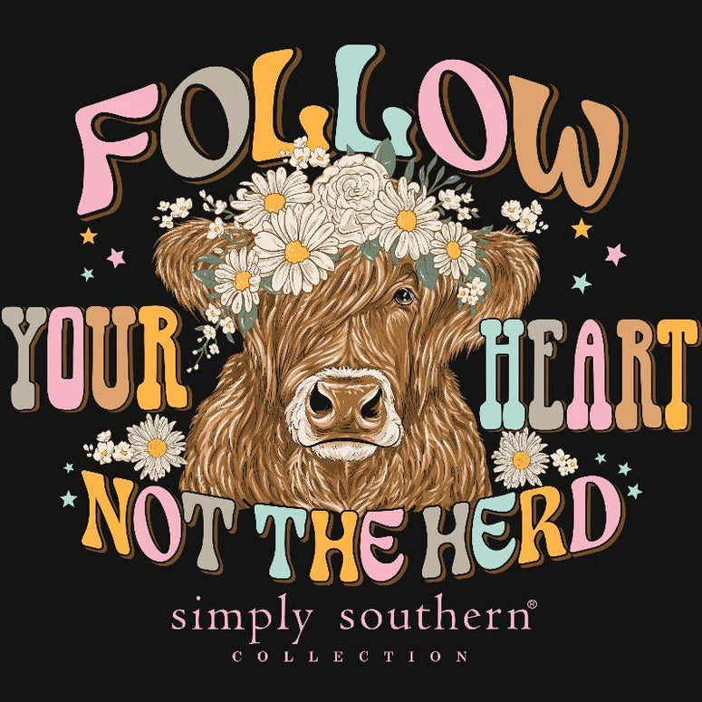 Simply Southern Youth Follow Your Heart Shirt