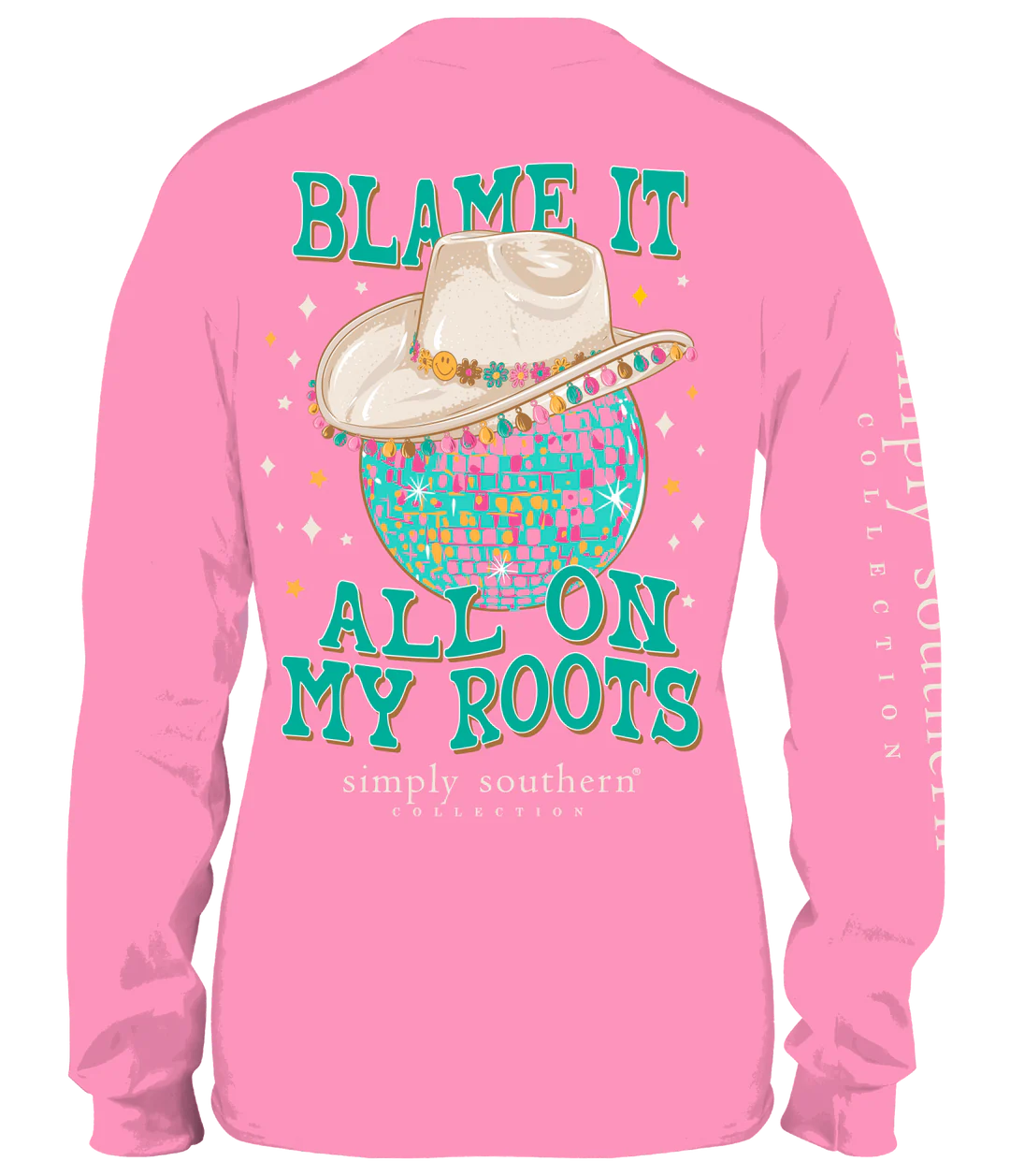 Simply Southern Blame It All On My Roots Long Sleeve