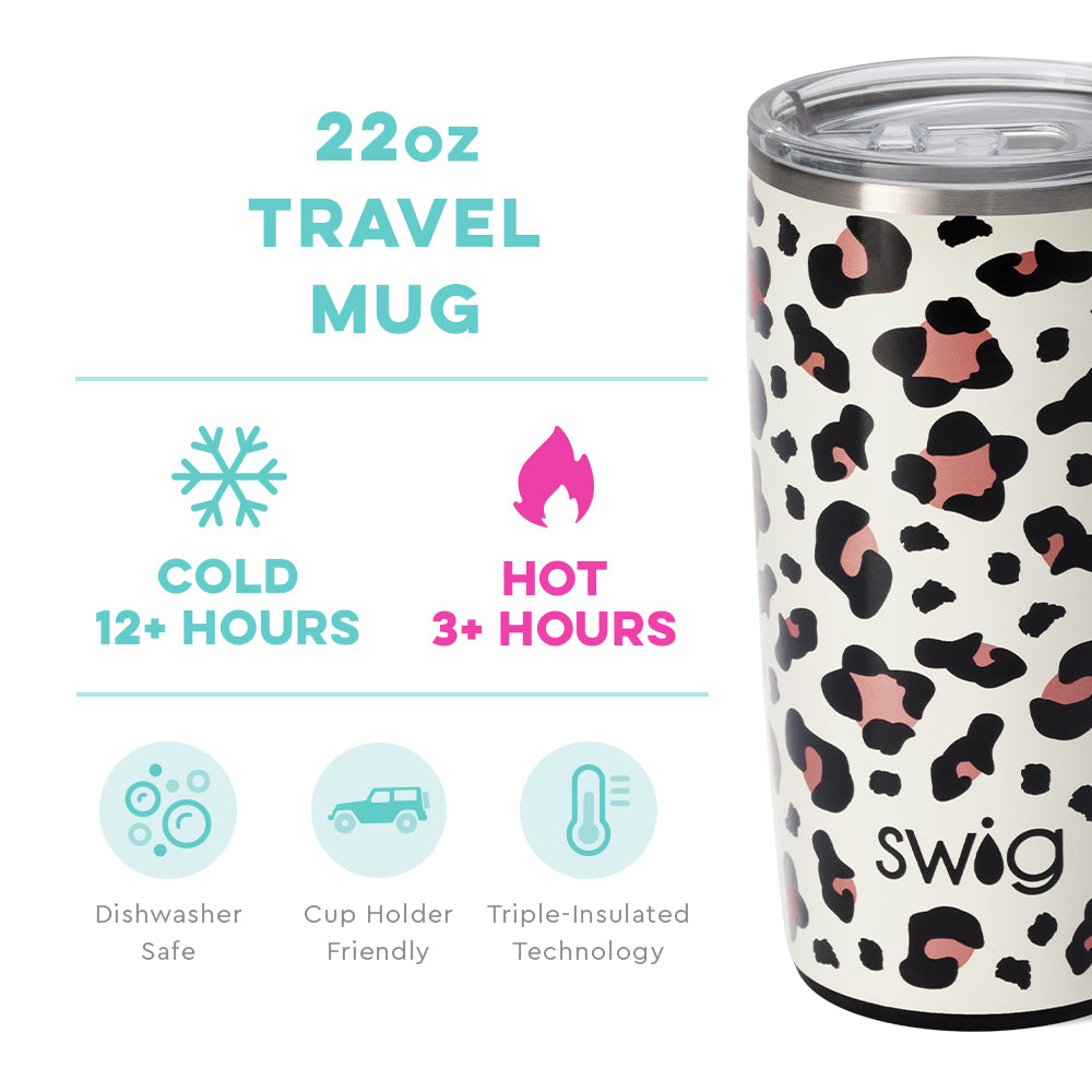 SWIG Luxy Leopard Travel Mug (22oz)