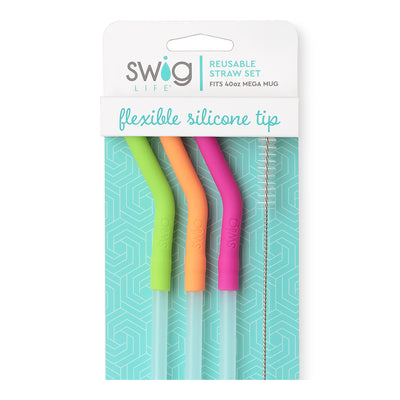 SWIG Mega Reusable Straw Sets