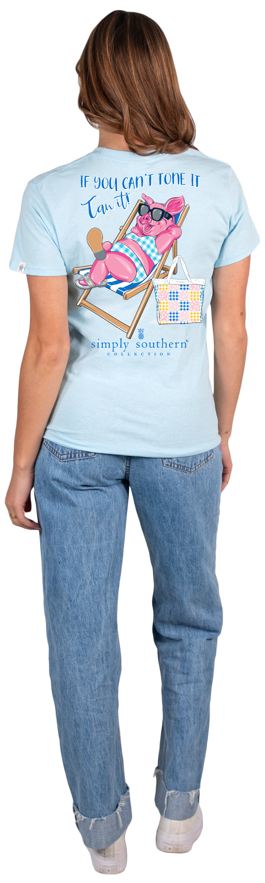 Tan It Simply Southern Graphic Tee