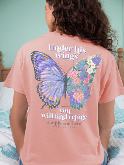 Simply Southern Under His Wings Graphic Tee