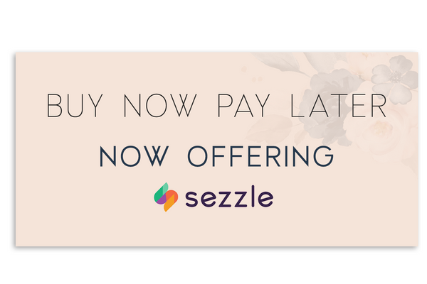 Buy now, pay later. Now offering Sezzle