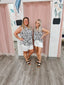 White/Black Floral
