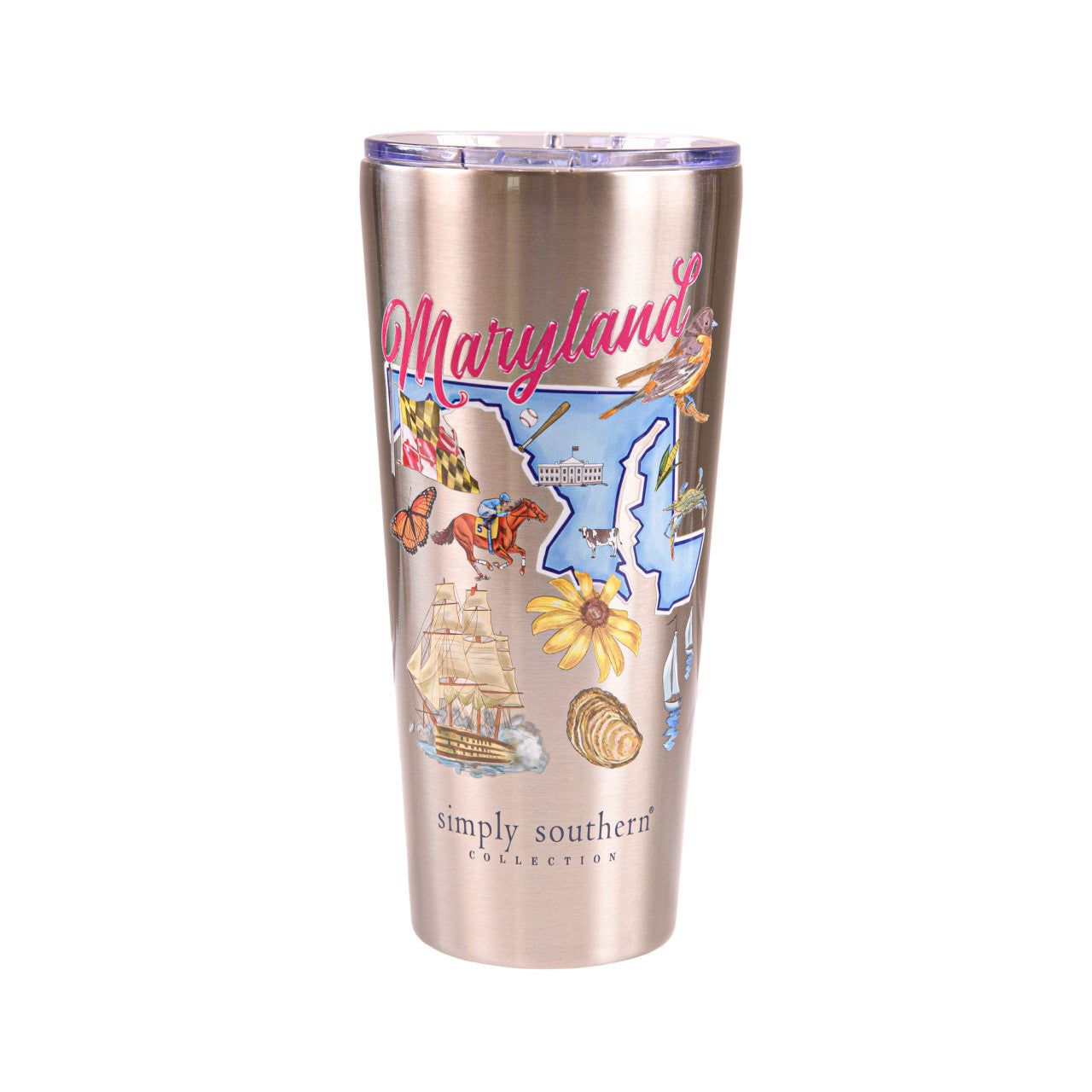 Simply Southern Maryland 30oz Stainless Tumbler