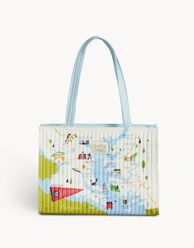 Bay Dreams Quilted Zip Tote