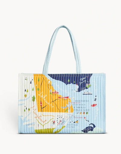 Bay Dreams Quilted Market Tote
