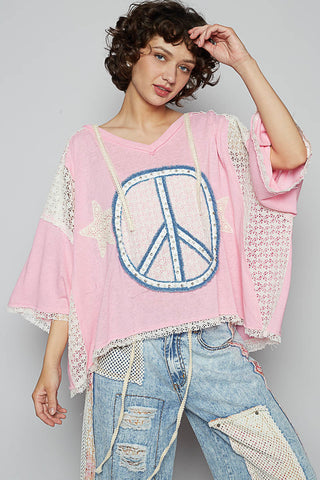 Peace Posh Hooded Top