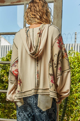 Blossoming Society Hooded Top