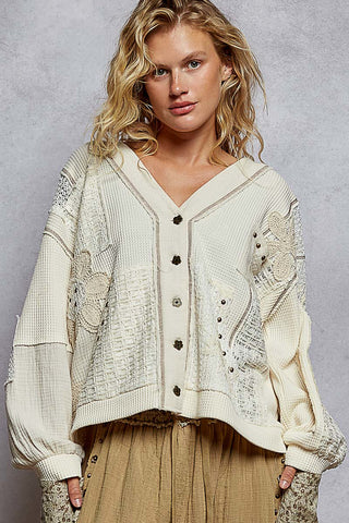 Daylight Glimmer Hooded Top