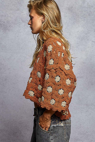 Prairie Sun Crochet Sweater
