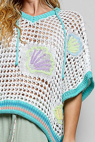 Shell Gypsy Hooded Top