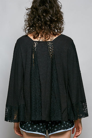 POL: Sweet Stitch Ribbed Top