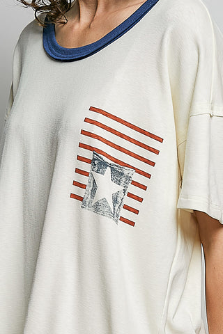 Stars & Stripes Lounge Tee