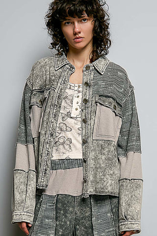 FINAL SALE: Wildflower Mix Terry Jacket