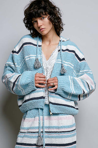 Cozy Haven Stripe Hoodie