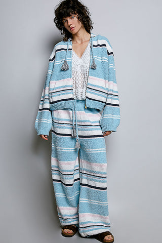 Cozy Haven Stripe Hoodie