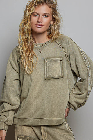 Vintage Stitch French Terry Top