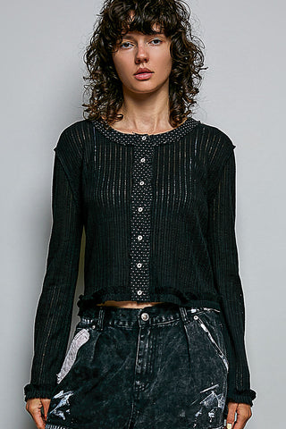 Dot & Cozy Rib Top
