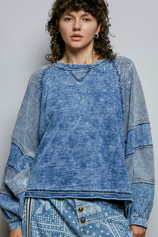 Vintage Cozy Patch Top