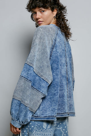 Vintage Cozy Patch Top