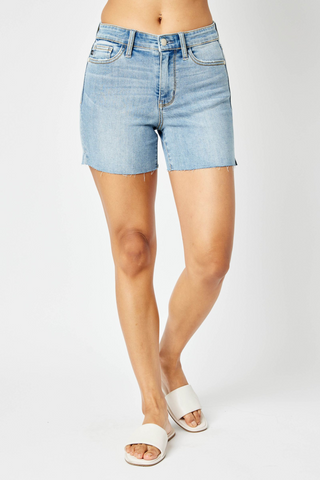 Judy Blue MR Carefree Days Shorts