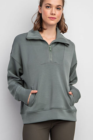Homebody Haven 1/4 Zip Pullover