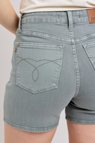 Judy Blue HW Ride Or Die Shorts