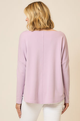 Cozy Willow Boatneck Sweatshirt