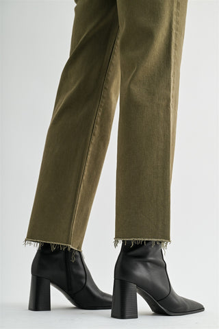 MICA DENIM: Everyday Tummy-Tuck Straight Jeans