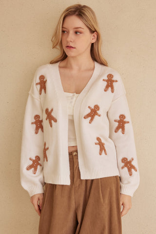 Sugar And Spice Gingerbread Cardigan