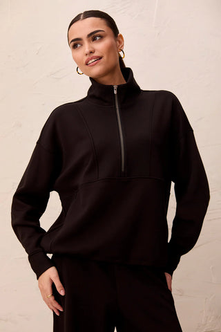 TRIBAL Techno Lux Funnel Neck Pullover