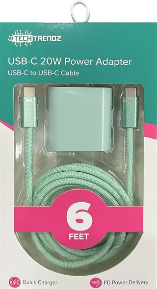 Tech Trendz: 6ft. USBC to USBC Fast Charging Set