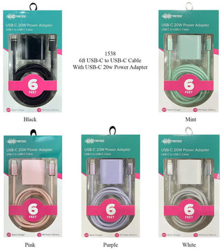 Tech Trendz: 6ft. USBC to USBC Fast Charging Set