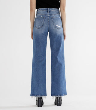 MICA: Easy To Style Super Stretch HR Wide Leg Jeans