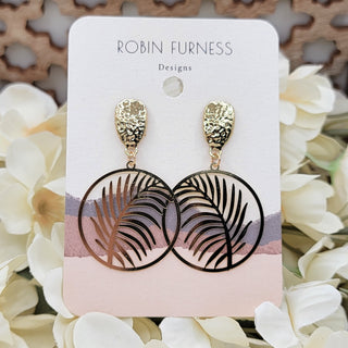 Precious Palm Earrings