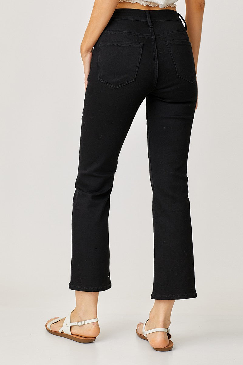 Risen MR Perfectly Clear Bootcut Ankle Jeans