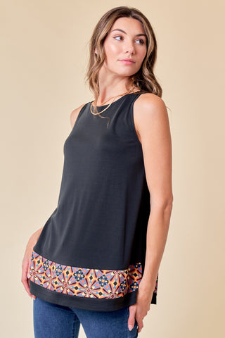 FINAL SALE: Hailey Print Sleeves Top