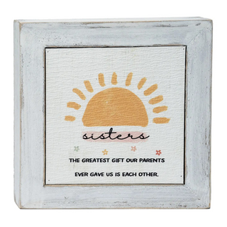 Bright Blessings Wooden Wall Box - Sister