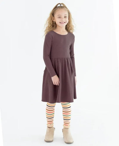Patterned Footless Ruffle Tights - Fall Collection