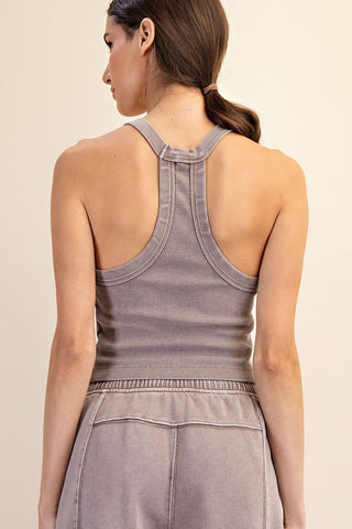 Elevate Your Refinement Ribbed Tank