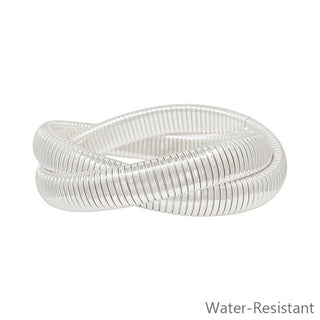 2 Strand Ribbed Twisted Bracelet - Bray and Em Boutique