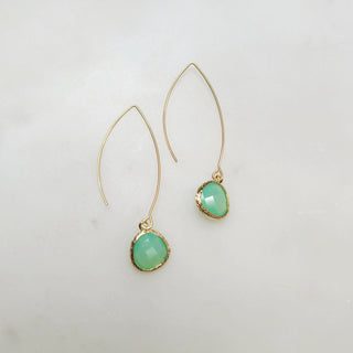 Gemstone Threader Earrings