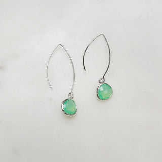 Gemstone Threader Earrings