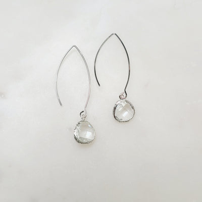 Gemstone Threader Earrings