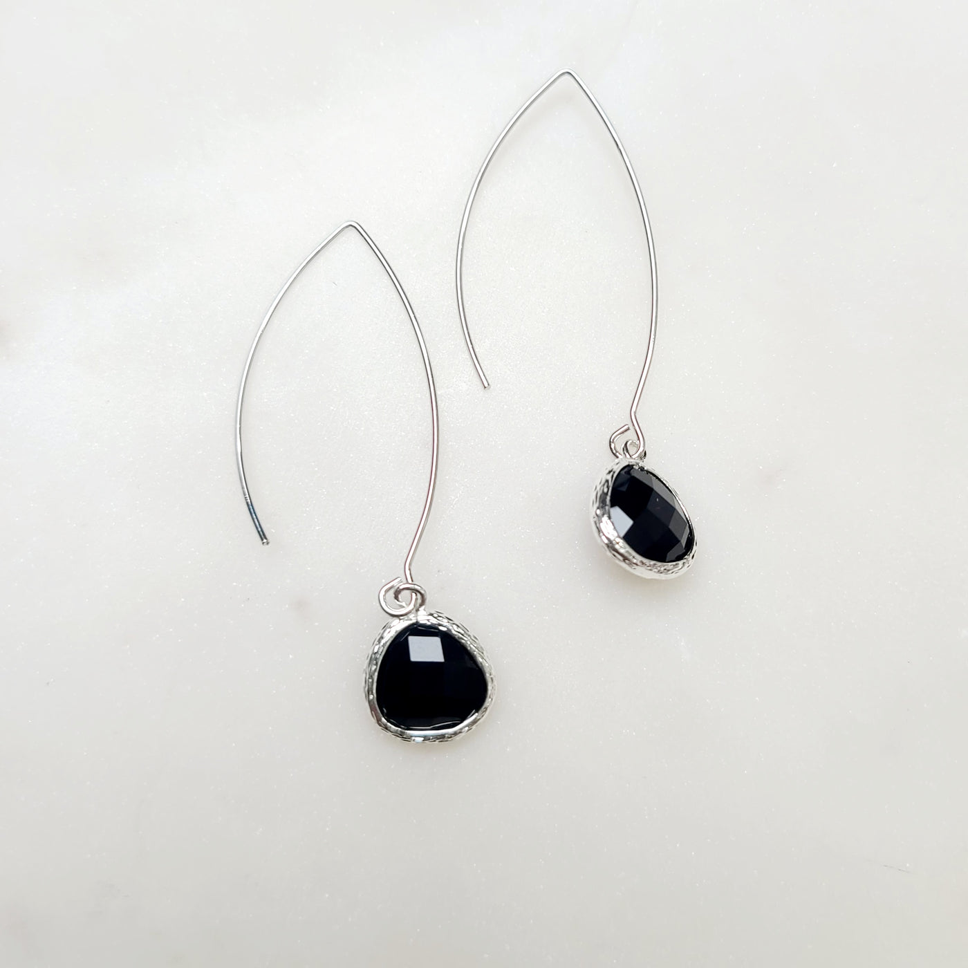 Gemstone Threader Earrings