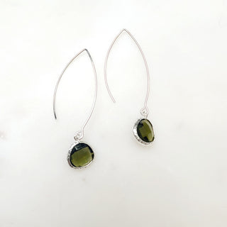 Gemstone Threader Earrings