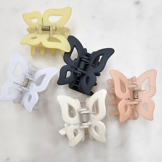 Matte Butterfly Claw Hair Clips